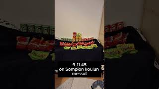 Sompion koulun messut ja Snakkikiska snacks snackshorts snackshop entrpreneur entrepreneurship [upl. by Alleuol315]