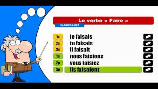 La conjugaison du verbe Faire  Indicatif Imparfait [upl. by Khudari374]