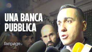 Banca popolare di Bari Di Maio quotCon nostro intervento la banca diventa degli italianiquot [upl. by Aurlie]