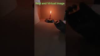 Real image and Virtual Image  science activity  shorts [upl. by Yrtsed177]