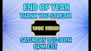 End of Year Celebration Stream 100k VIEWS Hairenstein Bear Livestream [upl. by Aeslehs]