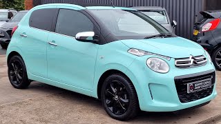 2018 68 Citroen C1 Airscape 10 Flair 5Dr in Pacific Green 43k Miles 5 Services DAB £8500 [upl. by Bopp]