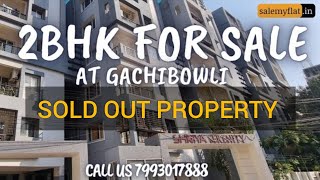 2bhk for sale in gated community at Gachibowli Hyderabad [upl. by Zales]