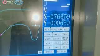 F machine working with HF software  wire cut EDM machine [upl. by Adniled]