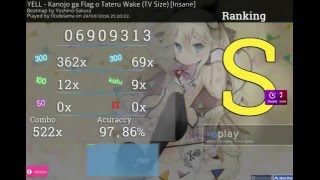 YELL  Kanojo ga Flag o Tateru Wake TV Size Insane DTHR FC  9786  462pp [upl. by Moon]