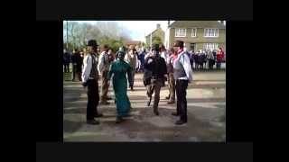 Old Glory Molly Dancers and Musicians Whittlesea Straw Bear 1012015 [upl. by Devlen]