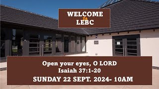 SUNDAYS ONLINE  LEBC livestream  22nd September 2024 [upl. by Akirehc]