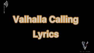 Valhalla Calling  Lyrics [upl. by Demha]