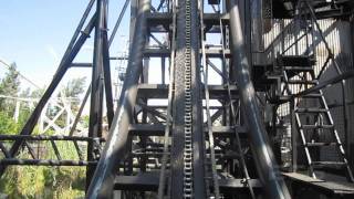 Saw  The Entire Ride Front Row Seat onride HD POV Thorpe Park [upl. by Town]