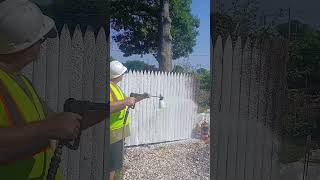 Pretreating with a foam cannon satisfyingpressurewashing foamcannon [upl. by Nels]