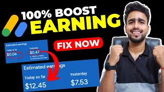 How to Increase AdSense Earning of Website Fix Now Increase CPC amp CTR [upl. by Eibrik]