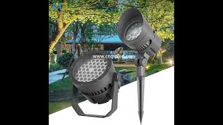 LED Ground Lawn LightSpotlights Wash Lamps For Garden Building Wall Tree Spike Column Lighting [upl. by Ellerrehc204]