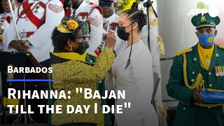 REPLAY  Rihannas speech in full as she is honoured at Barbados Independence Day ceremony  AFP [upl. by Feetal]