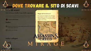 Dove si trova il Sito di scavi missione Trova il Fratello scomparso Assassins Creed Mirage [upl. by Nommad364]