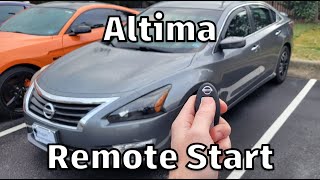 How to Install Remote Start for a Nissan Altima 20132018 [upl. by Polik491]