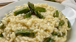 RISOTTO DE ESPÁRRAGOS verdes  Receta fácil PASO A PASO 😋😋 [upl. by Ardys14]