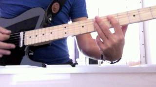 How To Play quotSo Coldquot Intro Riff Richie Kotzen [upl. by Aitnauq]