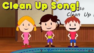 Clean Up Song for Children  by ELF Learning [upl. by Merril]