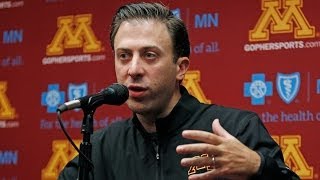 Richard Pitino Discusses Gophers 2013 Signing Class [upl. by Kentigerma896]