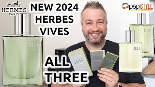 Hermes H24 NEW Herbes Vives vs EDP 2022 vs 2021 H24 EDT  First Impressions Review [upl. by Ariem99]