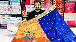 Lucky draw no 25 wp 7972181680 paithani yeolapaithani silksaree handloom sar [upl. by Eitsim]