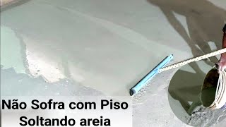 Piso Perfeito Usando Nata de CimentoAdeus Poera e areiasoltando [upl. by Lukey]