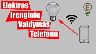 Sonoff WiFi relė pigiausias būdas valdyti įrenginius telefonu [upl. by Fae]