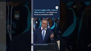 Daniel Scioli llenó de elogios a Milei en la despedida de la delegación olímpica argentina [upl. by Andres]