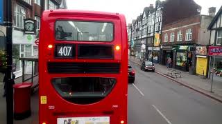 FULL ROUTE VISUAL  London Bus Route 466  Caterhamonthehill to Addington Village  T63 LJ08CXT [upl. by Haduj]