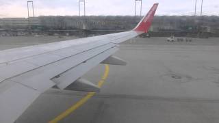 Air Berlin B737800 Pushback amp TakeOff from CologneBonn [upl. by Sirtimid788]