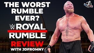 WWE Royal Rumble 2022 Review wJDfromNY  TWO OF THE WORST ROYAL RUMBLE MATCHES IN WWE HISTORY [upl. by Tatiania]