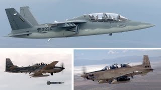 USAF Light Attack Aircraft Experiment – Scorpion AT6 A29 [upl. by Shurlocke847]