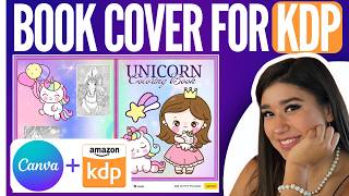 How to make a book cover on Canva for KDP Complete stepbystep guide in 2024 [upl. by Attesor304]