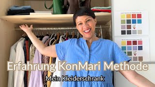 Mein Kleiderschrank KonMari Methode  meine Erfahrungen [upl. by Alyac953]