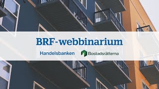 Handelsbanken BRFwebbinarium [upl. by Pinzler]