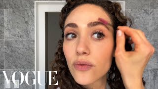 Emmy Rossums 28Step Beauty Routine  Beauty Secrets  Vogue [upl. by Robina]