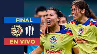 🔴 EN VIVO FINAL Ida  América vs Rayadas [upl. by Ladnor]