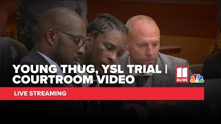 Young Thug YSL trial  Watch live video from court August 8 [upl. by Ciccia]