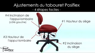 Ajustements de la chaise Posiflex en 4 étapes faciles [upl. by Oler215]