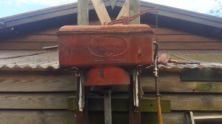 1930s No 2 Cambridge Caronia Cast Iron Cistern Before Restoration [upl. by Winterbottom492]