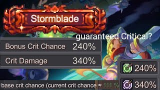 Soul Knight Prequel Season 2 Stormblade Physical Build Critical Chance over 100 [upl. by Hbaruas440]