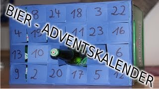 BIER Adventskalender  Schnell Einfach Selber Machen  Basteln  Last Minute Geschenk Für Freund DIY [upl. by Lledor]