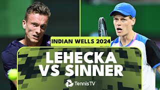 Jannik Sinner vs Jiri Lehecka Highlights  Indian Wells 2024 [upl. by Traggat]