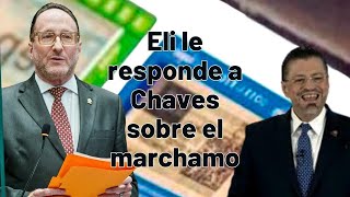 Eli le responde a Chaves las mentiras sobre el proyecto de marchamo [upl. by Nomrac256]