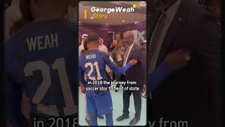 George weah  From football player to President shorts short [upl. by Niotna]