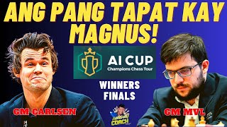 996 vs 998 HINDI NA SILA TAO Carlsen vs MVL AI Cup Finals [upl. by Aklim]