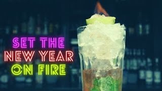 Set the New Year on Fire Cocktail Recipe [upl. by Hooke]