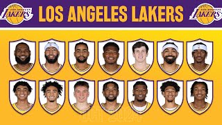 Los Angeles LAKERS New Roster 202425 Player Lineup Profile Update Oct 2024 [upl. by Cestar]