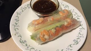 Como hacer Spring Rolls Comida China Rica y Facil De HacerSpring rolls de camaron [upl. by Leanne725]