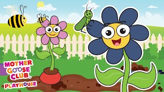 Flower Finger Family  Mother Goose Club Nursery Rhyme Cartoons [upl. by Marcelo]